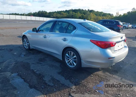 2014 Infiniti Q50 Premium from USA, damaged, VIN JN1BV7AP7EM678844